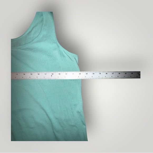 NIC+ZOE SHIRT TAIL PERFECT TANK Hazy Aqua Plus 1X - Picture 7 of 10
